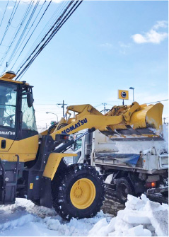 除雪作業